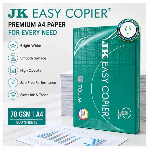A4 size paper - JK Copier - 70 GSM
