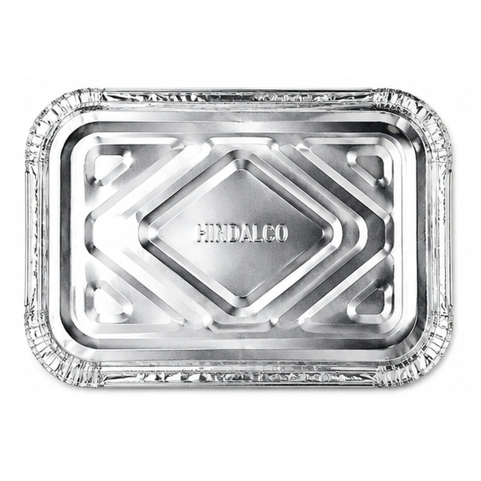 Alluminium silver foil container - 450ml