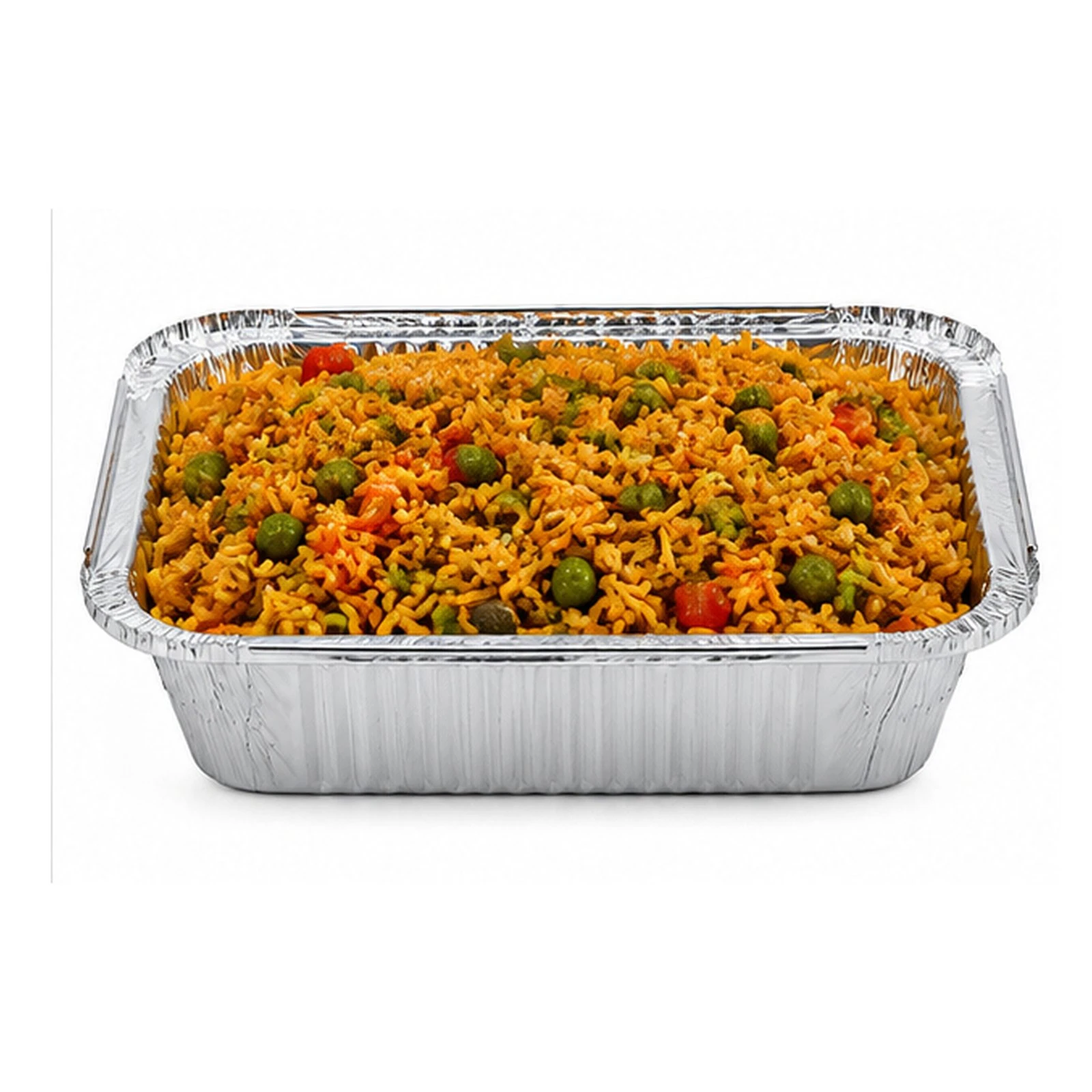 Alluminium silver foil container - 450ml 5