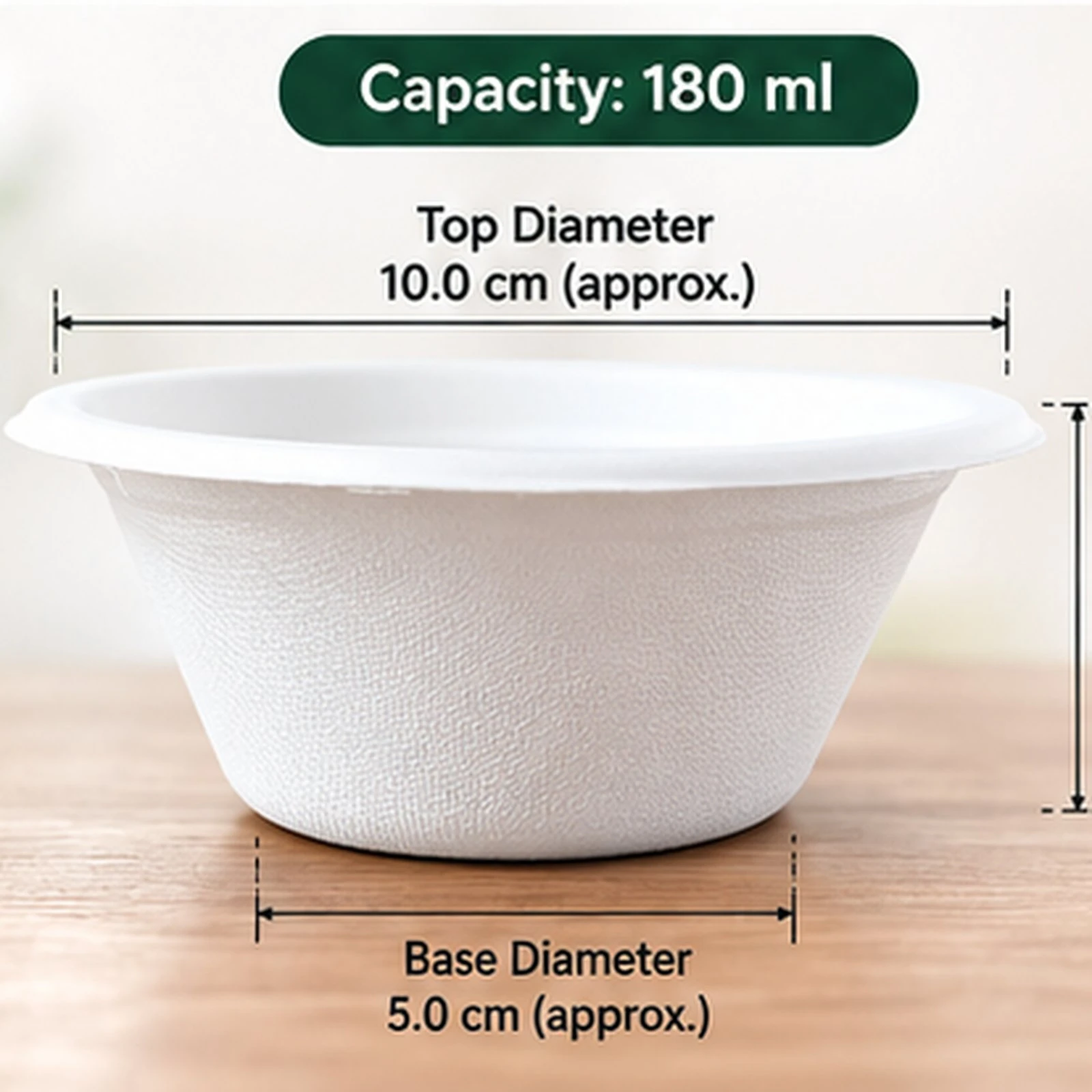 Bagasse bowl   180 ml 7