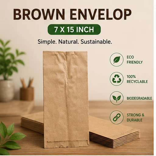 Brown envelop (15*7 inches)
