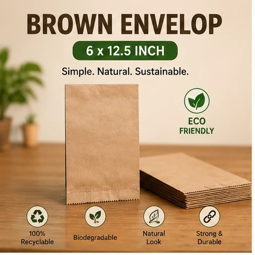 Brown envelop (12.5*6 inches)