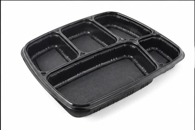 5 compartment meal tray with lid 4