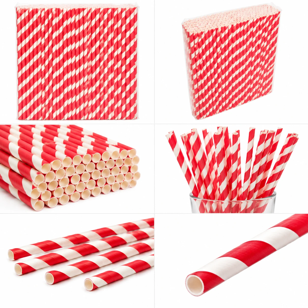 Disposable Paper Straws 7mm 5