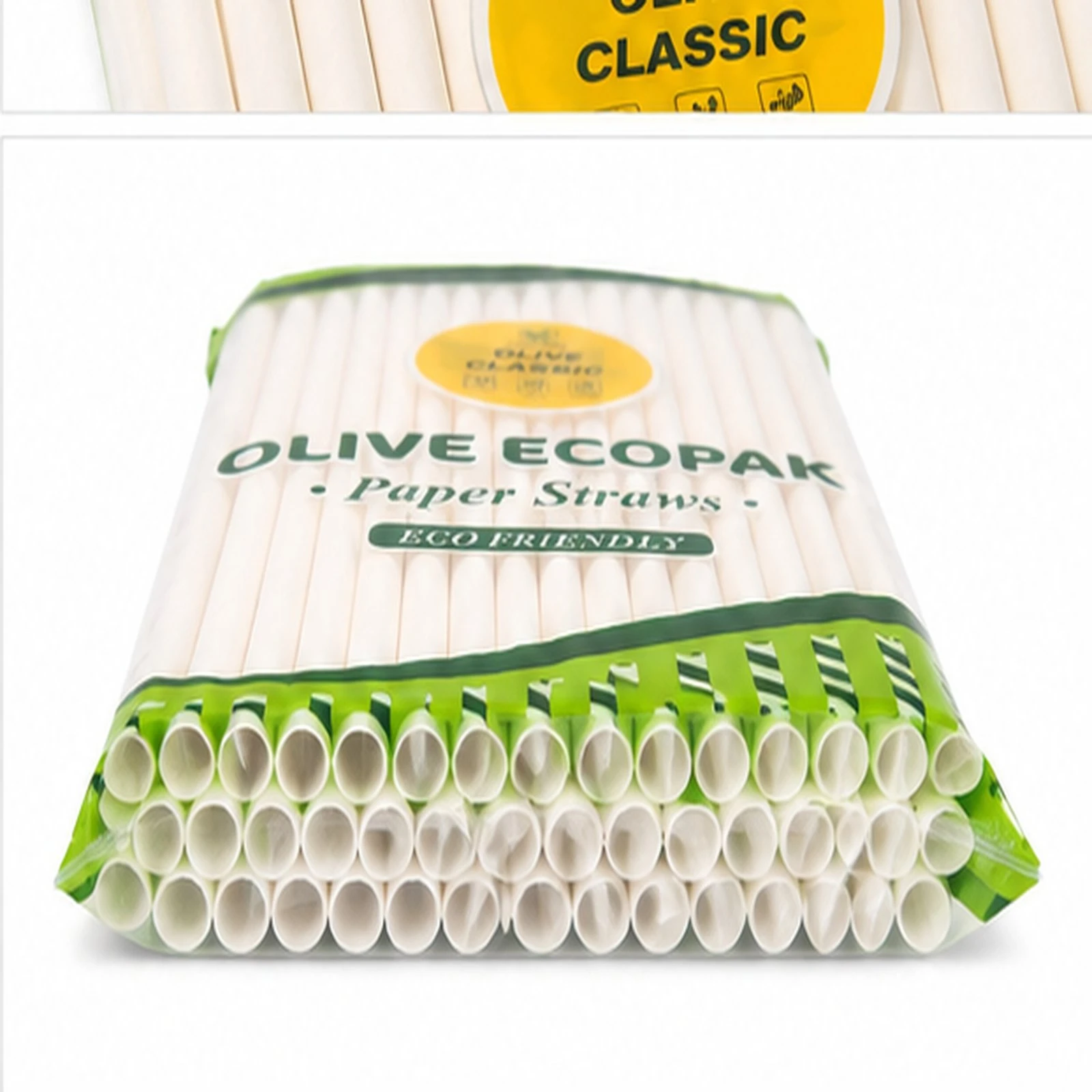 8mm Paper Straw Olive 6
