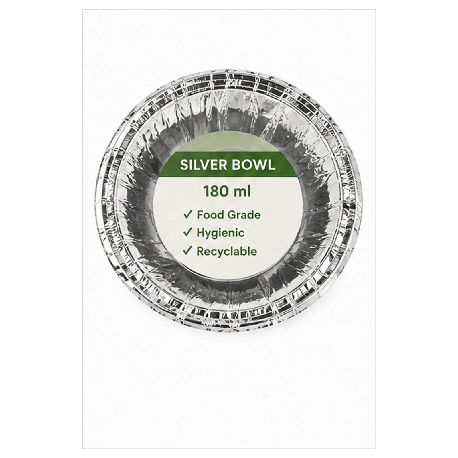 Disposable Dona Silver Paper Cup - 180ml 6
