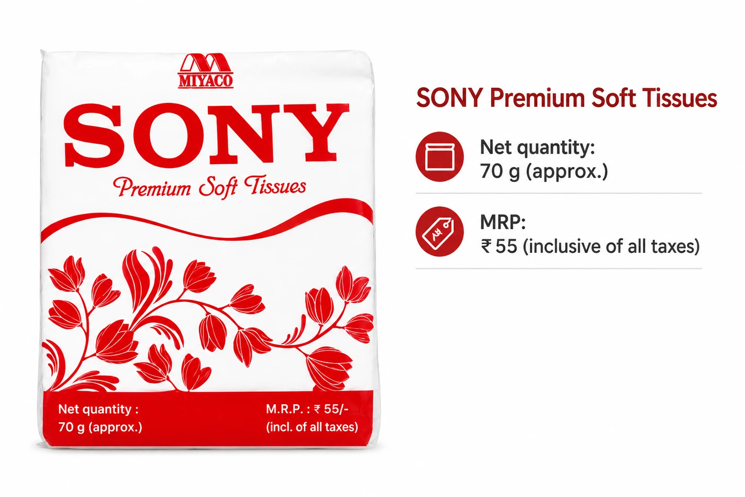Simple Tissue - Sony