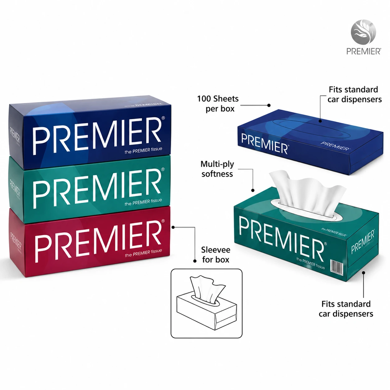Tissue Paper Box premier car