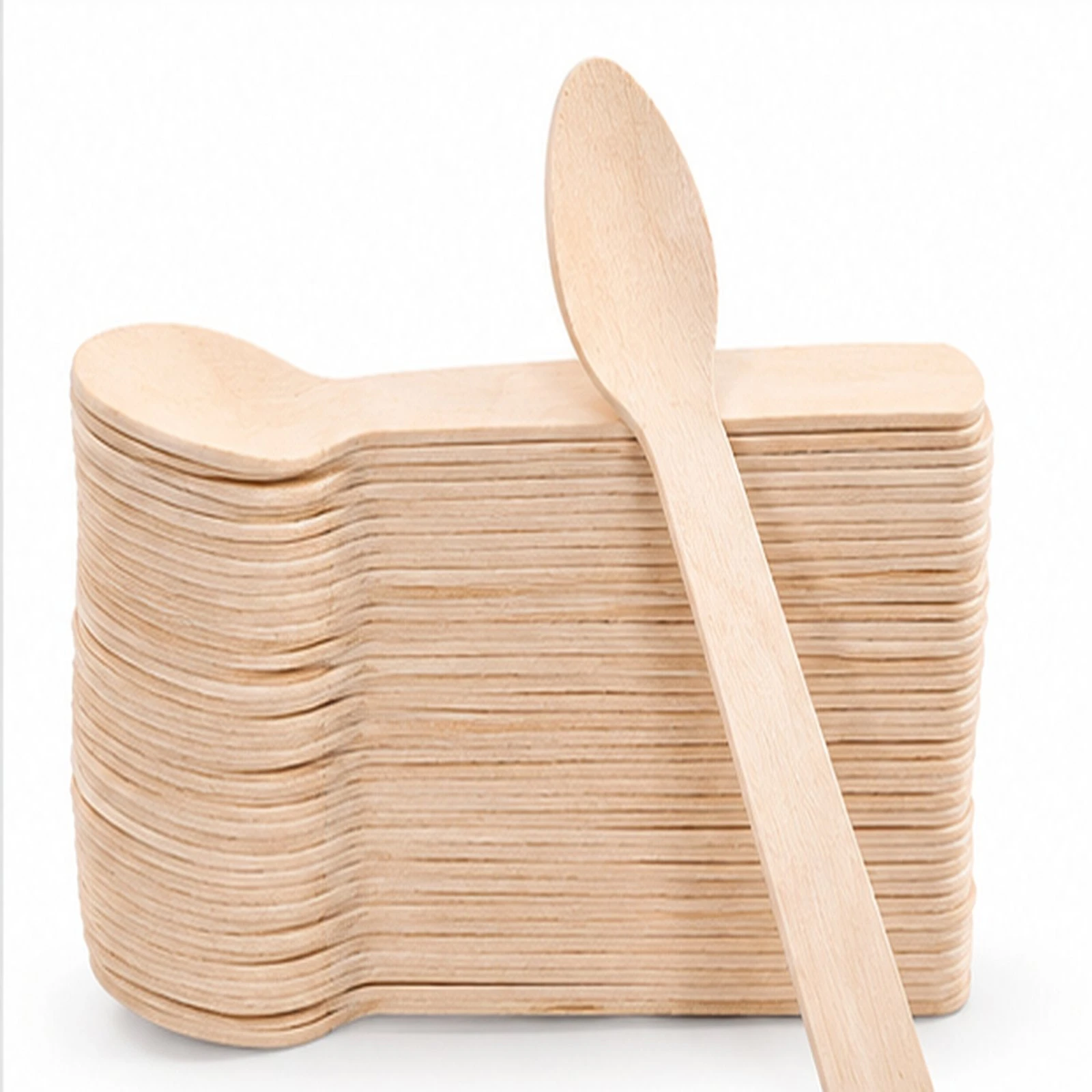 Disposable Wooden Spoons 140mm