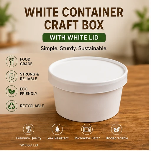 white container with lid - 250ml 3