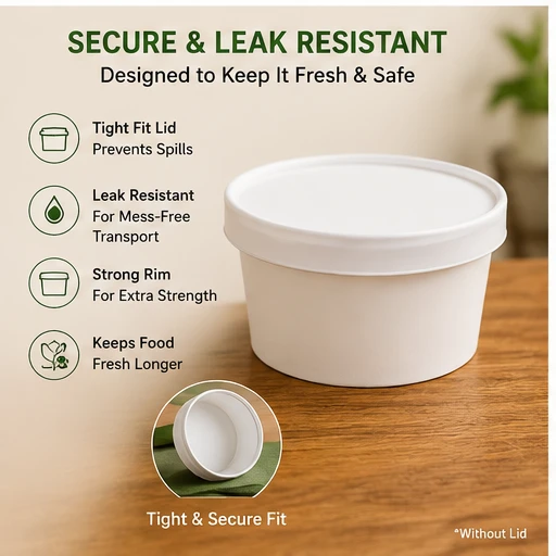 white container with lid - 250ml 5